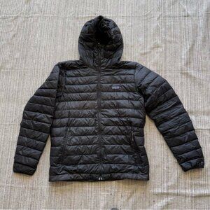 PATAGONIA Men's Down Sweater Hoody Size M In Black